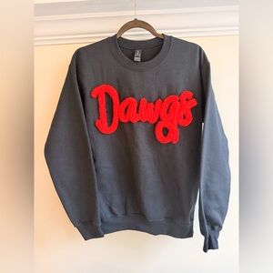 Bulldogs Chenille Embroidered Pullover: Oversized Team
Sweatshirt